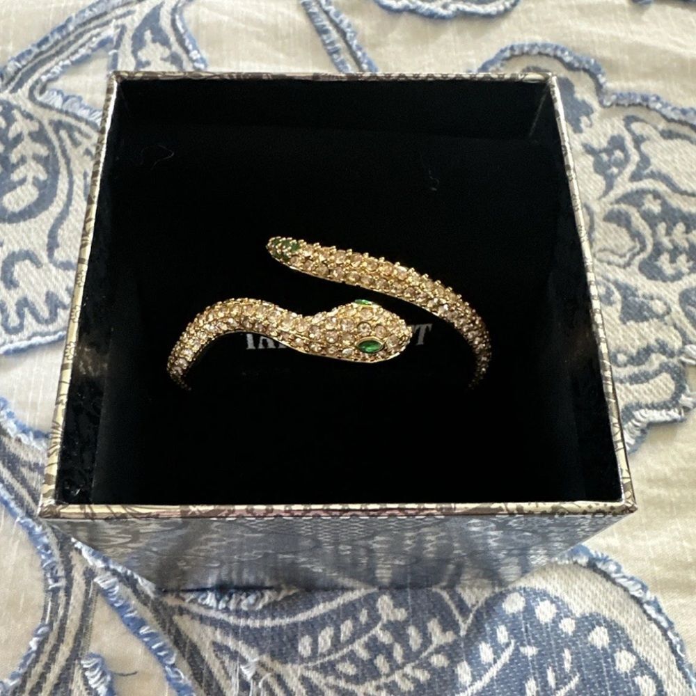 Taylor Swift Snake Cuff Bracelet Reputation Rep Gold Green Karyn Holiday